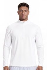 Men's Fall Half Zip Lightweight Thermal Athletic Top