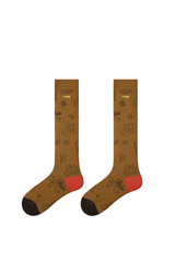 Women's Y2K Preppy Argyle Knee-High Warm Winter Socks