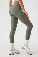 Women Free Size Nude Hip Lifting Shaping Fitness 9/10 Yoga Pants