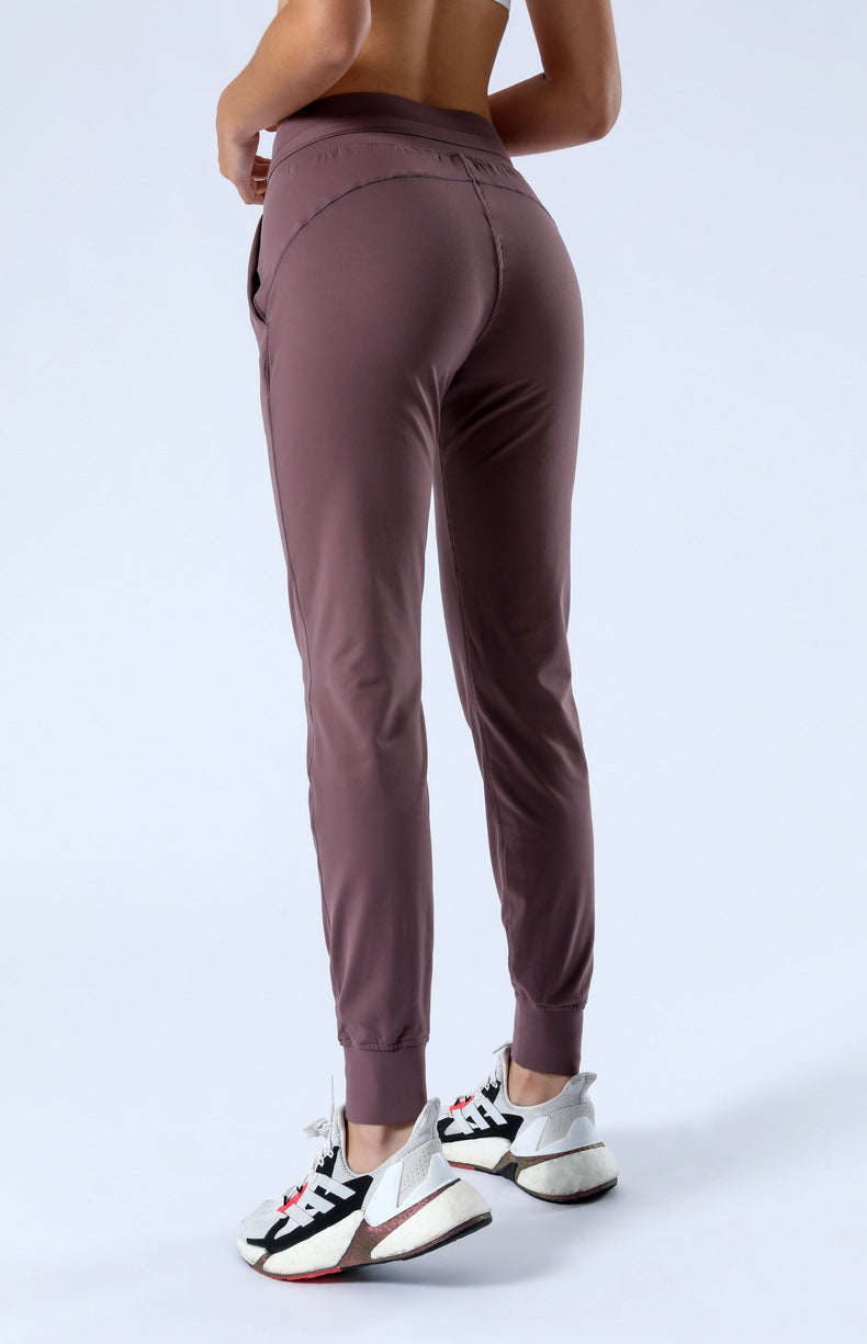 Women Drawstring Waist Joggers