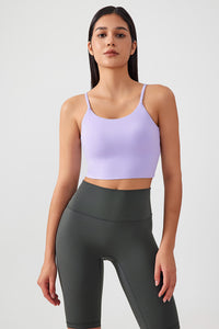 Women Gathering Anti-Shock One Cup Back Fitness Yoga Exercise Camisole Top