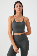 Women Gathering Anti-Shock One Cup Back Fitness Yoga Exercise Camisole Top