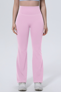 Women's Athletic High-Waist Shapewear Flare Pants