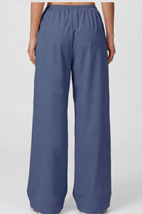 Women's Sports Solid Lightweight Wide-leg Pants