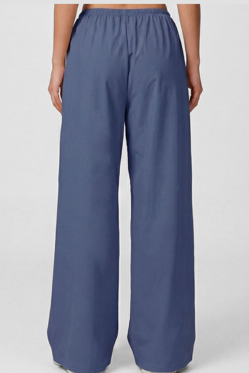 Women's Sports Solid Lightweight Wide-leg Pants