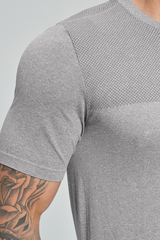 Men's Color Block Soft Textured Quick Dry Sport T-Shirt