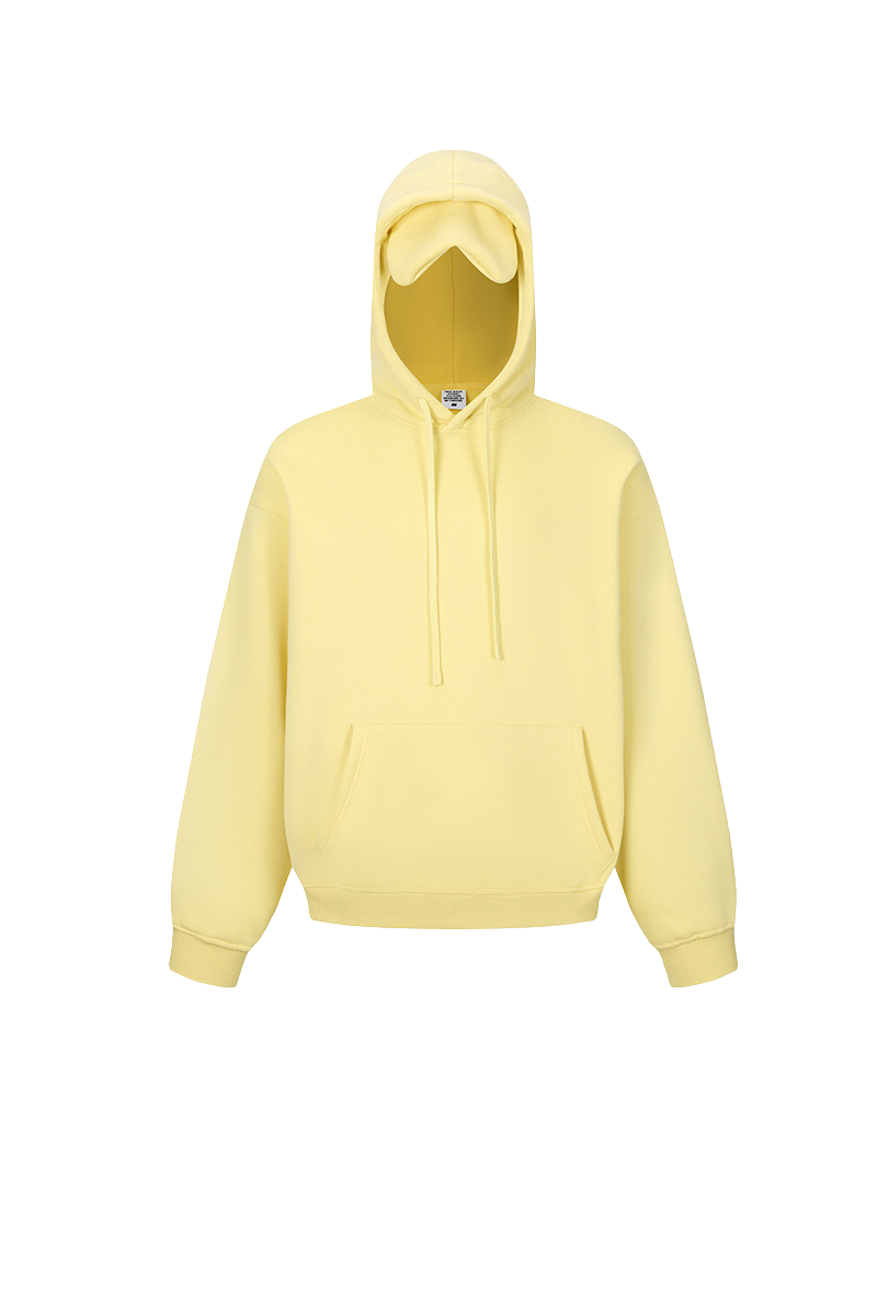 Men's cropped loose-fitting  hoodie