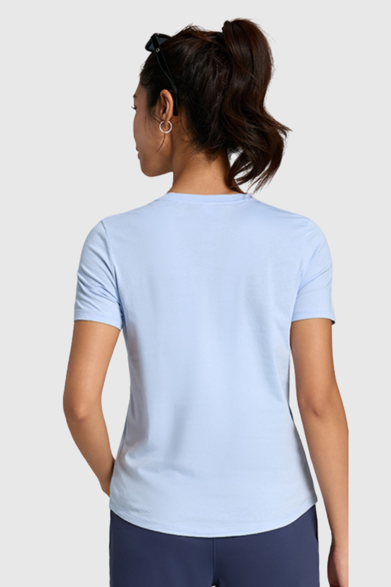 Women's Summer 100% Cotton Lightweight Breathable T-shirt