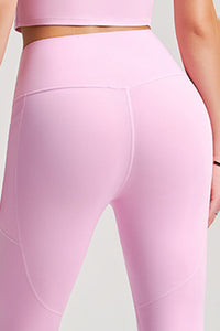 Women Single Shoulder Quick Dry Waist Shaping Yoga Set: Short Sleeve Bra + Leggings
