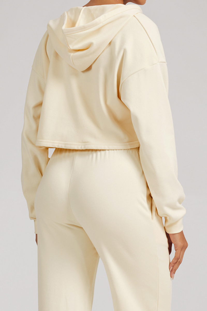 De Rong sports-style hoodie