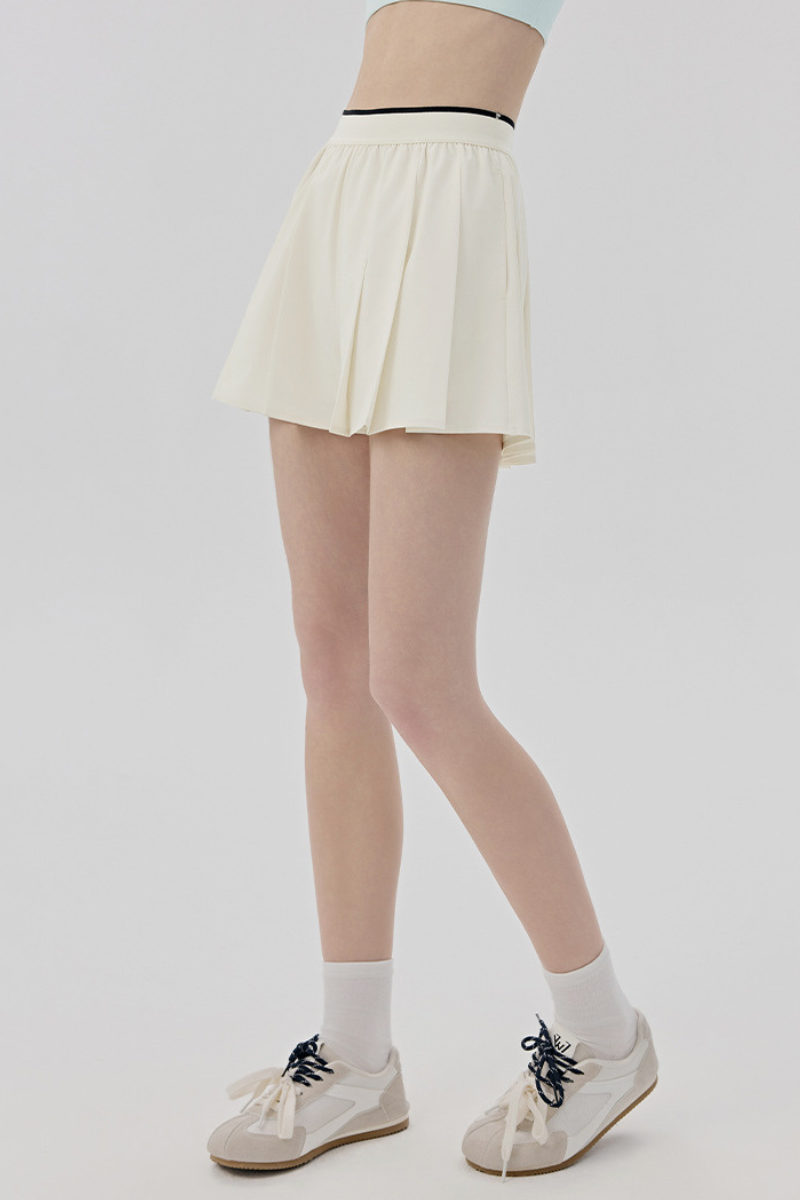 Women's Summer Cooling High Waist Pleated Sports Skort