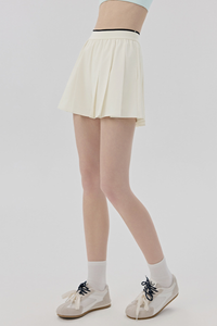 Women's Summer Cooling High Waist Pleated Sports Skort