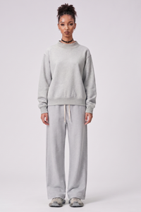 Unisex Fall Fleece Mock Neck Sweatshirt and Sweatpants Sets