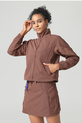 Women's Spring Lightweight Built-in Pocket Sport Jacket