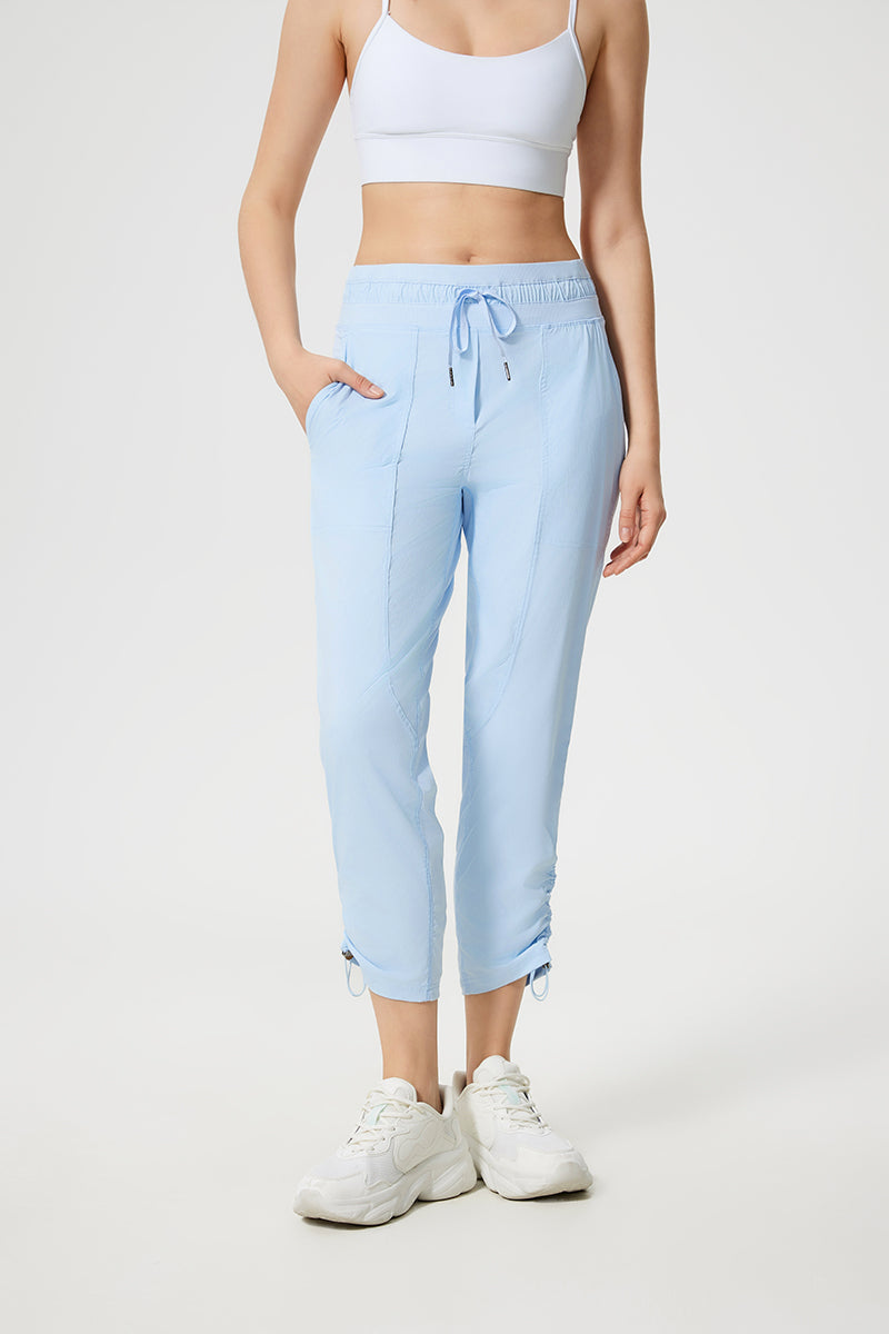 Women Straight Light Breathable Ice Feeling Slim Running Fitness Casual Sweatpants