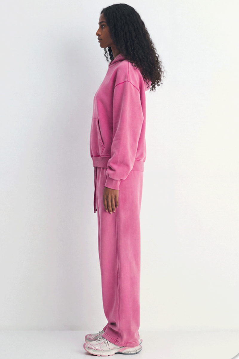Women's Fall Fleece Sets:Relaxed Hoodie And Sweatpants