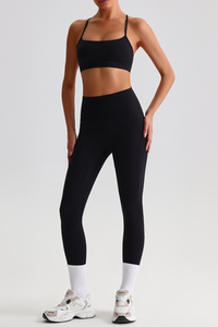 Women's Sports Quick Dry Bra And Leggings Yoga 2-Piece Set