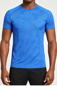 Men's Camouflage Mesh Quick Dry Sports Casual T-shirt