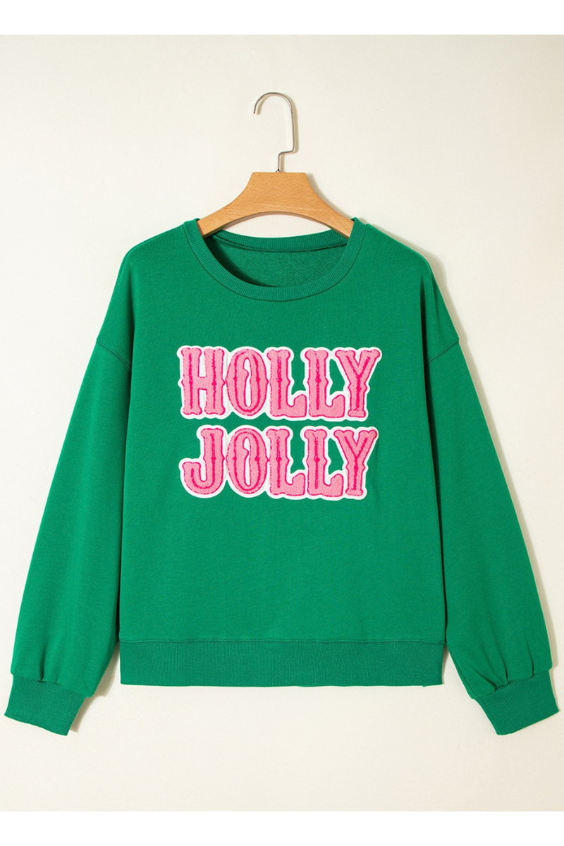 Women's Fall Relaxed Christmas Crew Neck Sweatshirt