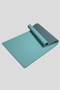 Unisex TPE Non Slip Shock Proof Yoga Mat - Multicolor