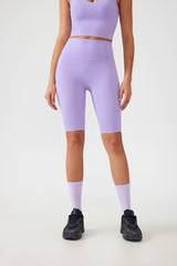 Women Free Size No Embarrassment Line Tummy Tucking Hip Lifting Fitness Sports Yoga 5/10 Shorts