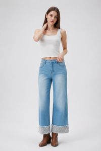 Women's High Waist Wide Leg Jeans
