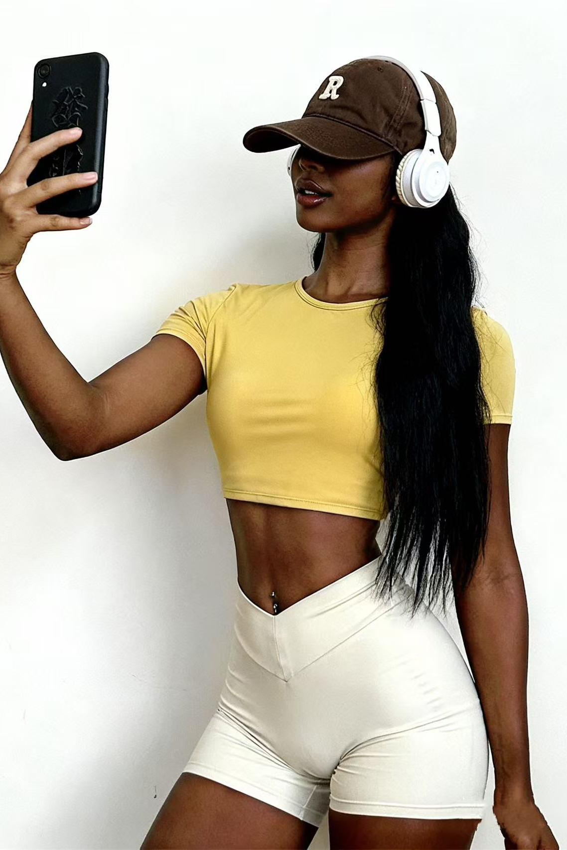 Women's Back Cutout Fitness T-shirt