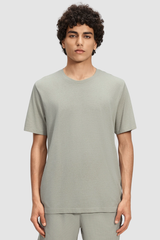 Men's Summer Seamless Round-Neck Solid Sports Tee
