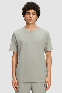 Men's Summer Seamless Round-Neck Solid Sports Tee