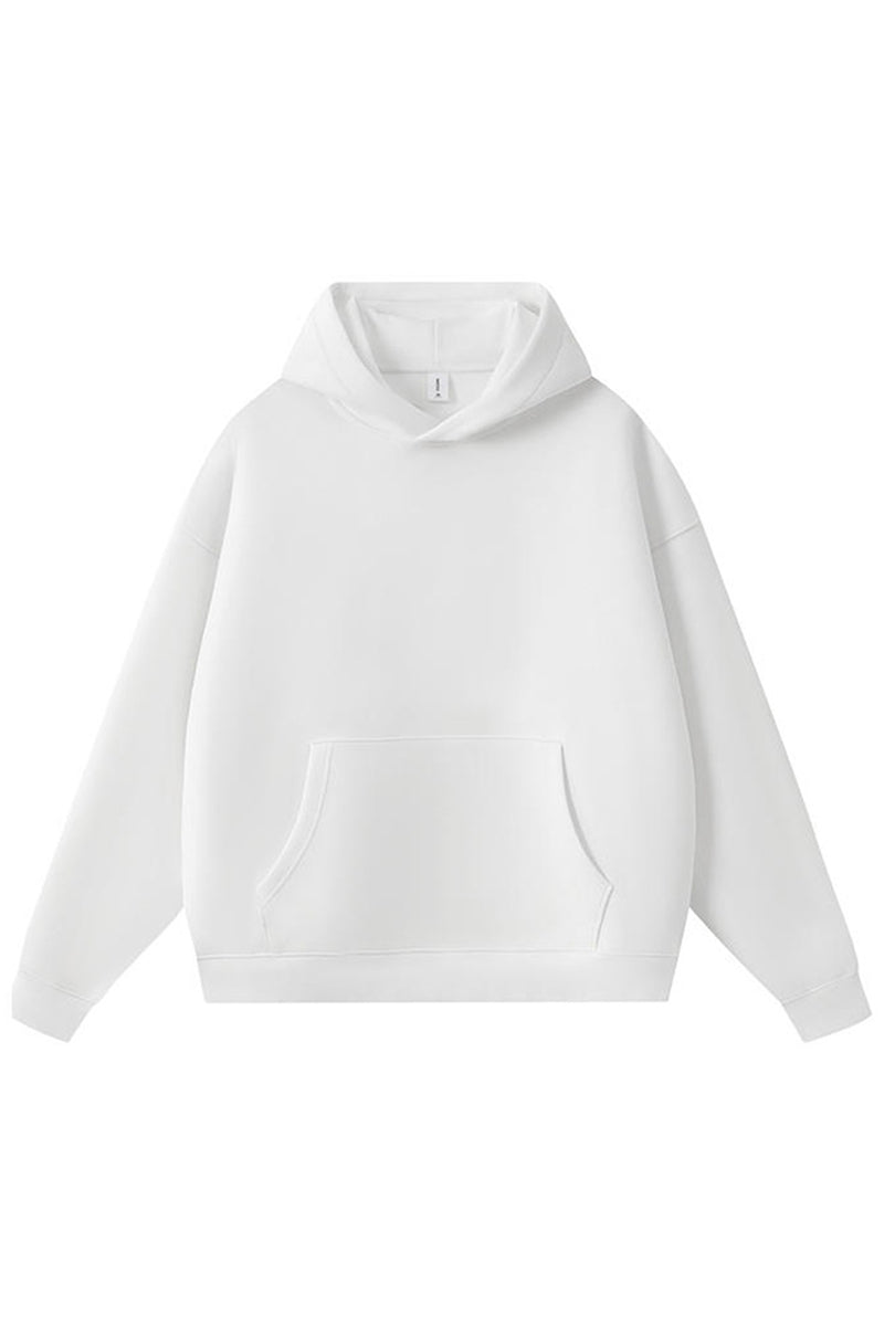 Men Heavyweight Cotton-Blend Hooded Sweatshirt