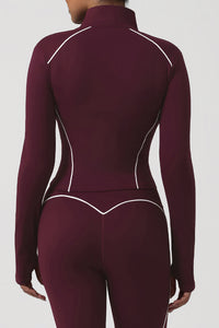 Women Side Zip Slim Fit Sport Jacket