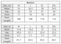 Unisex Casual Loose Fleece Pants