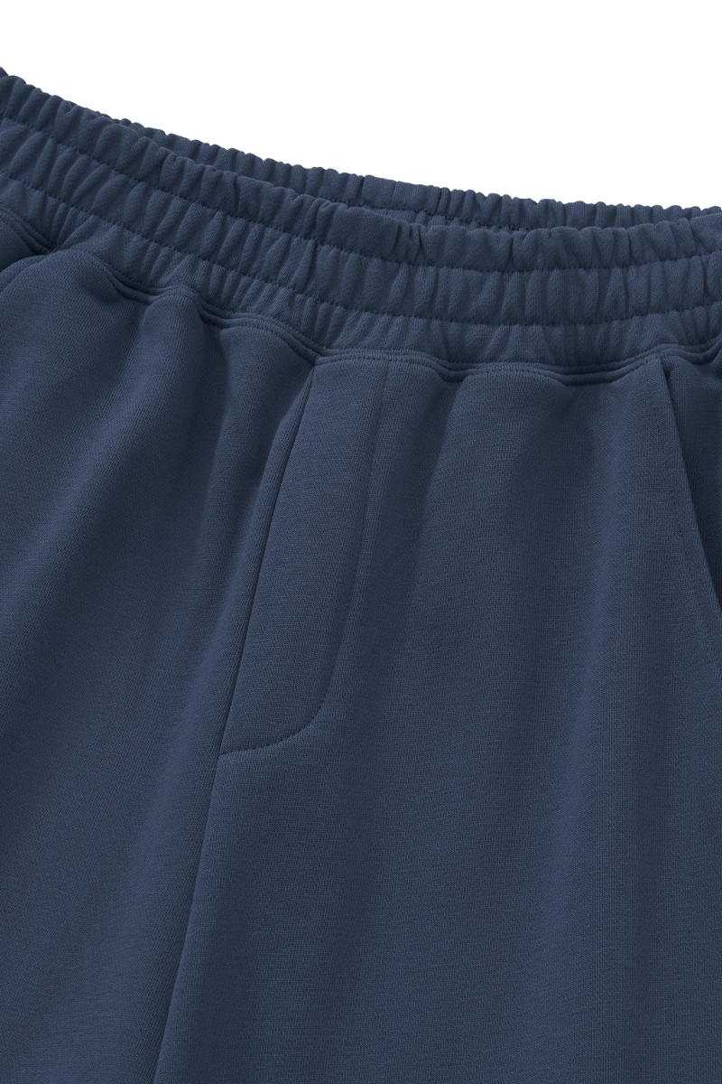 Unisex Fall Heavyweight Relaxed Curved Sweatpants