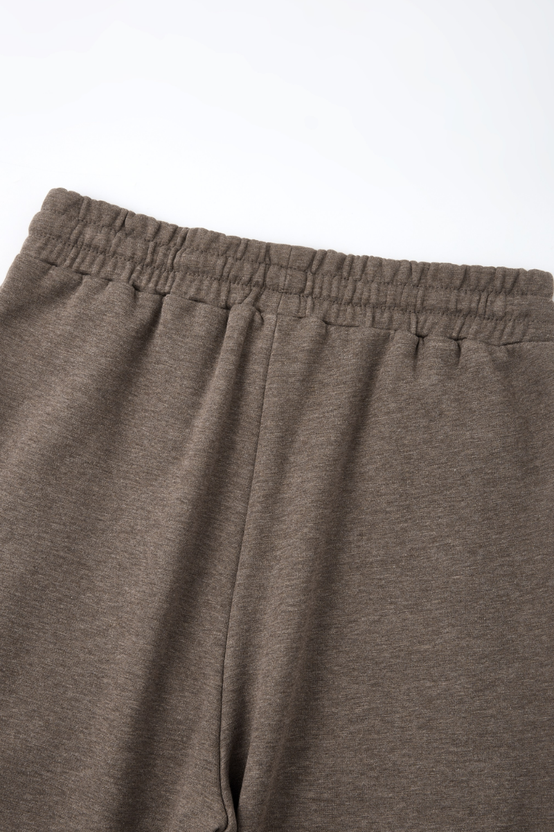 Unisex Fall Heavyweight Drawstring Waist Straight Sweatpants