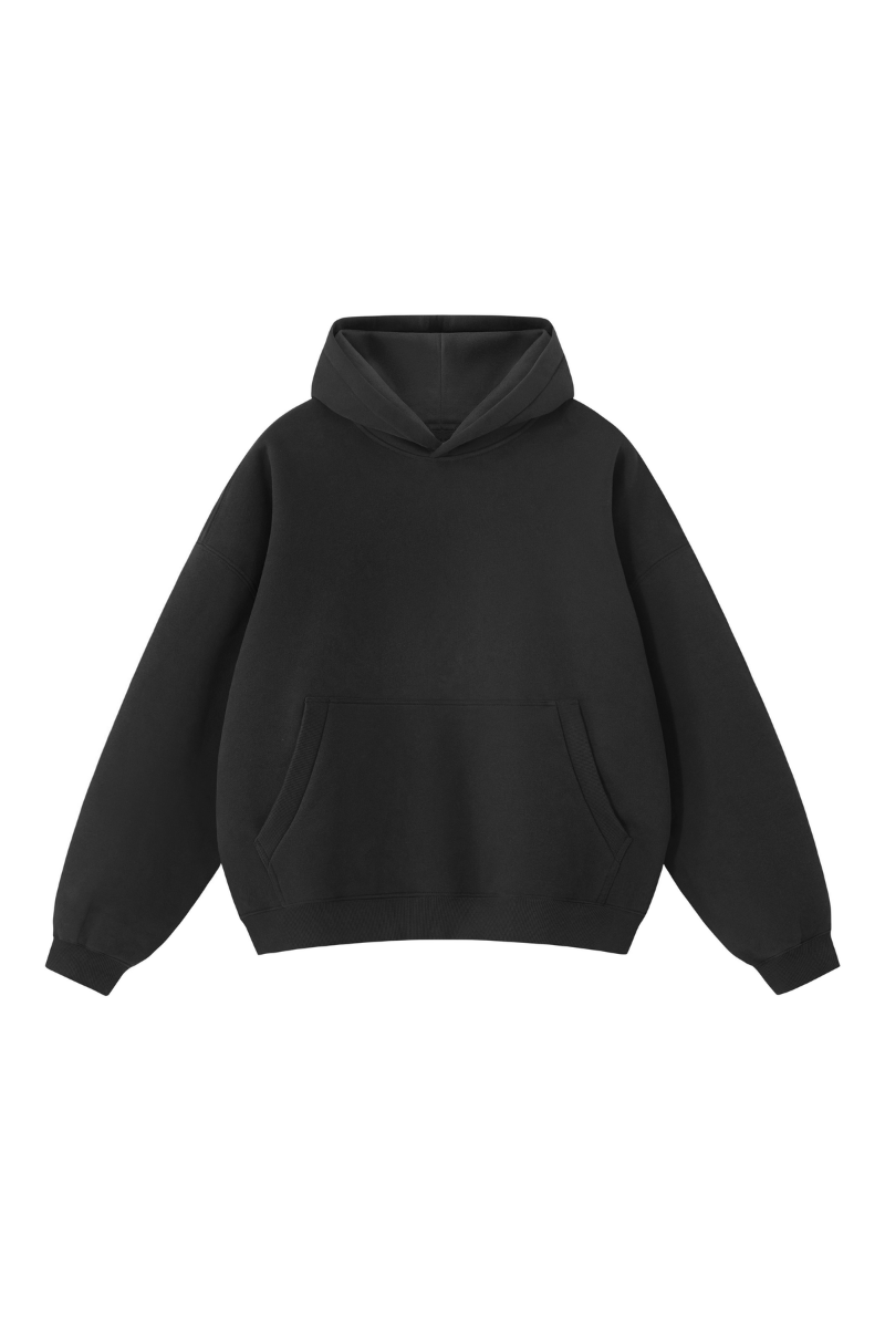Unisex Fall/Winter Kangaroo Pocket Relaxed Fleece Hoodie