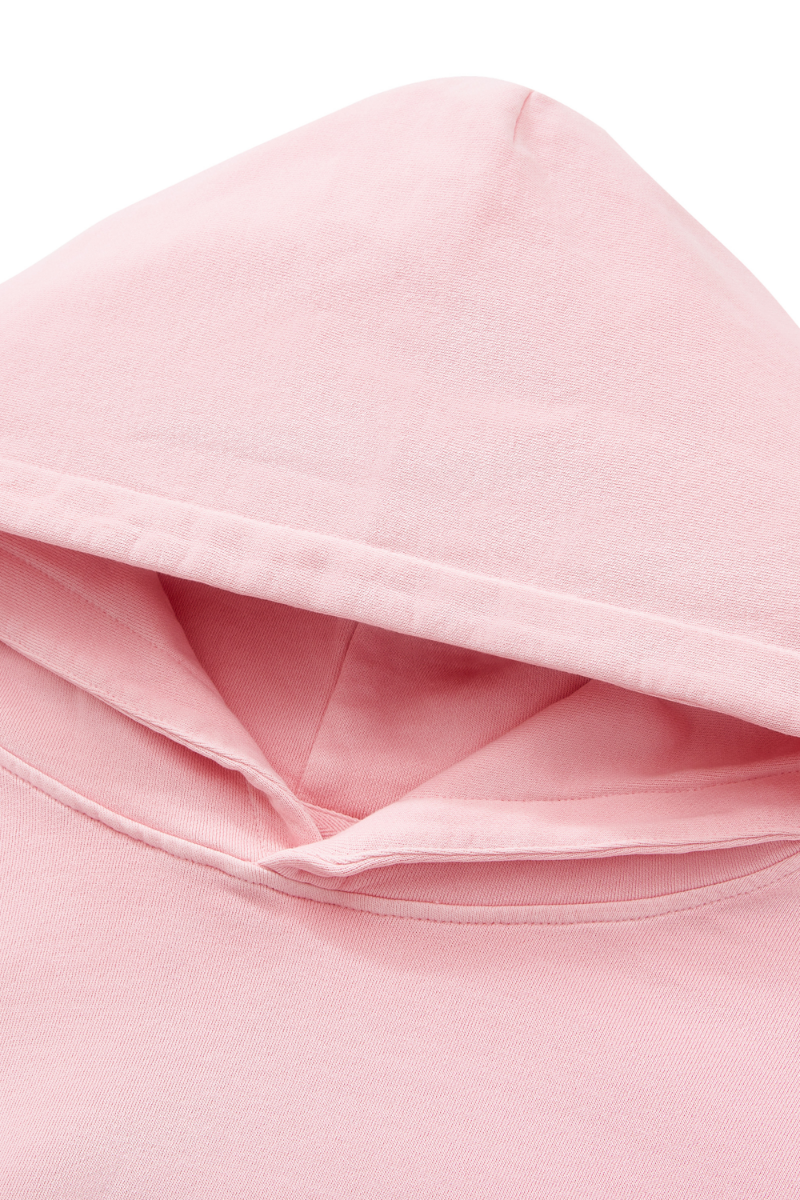 Women's Fall 100% Cotton Kangaroo Pocket Washed Hoodies