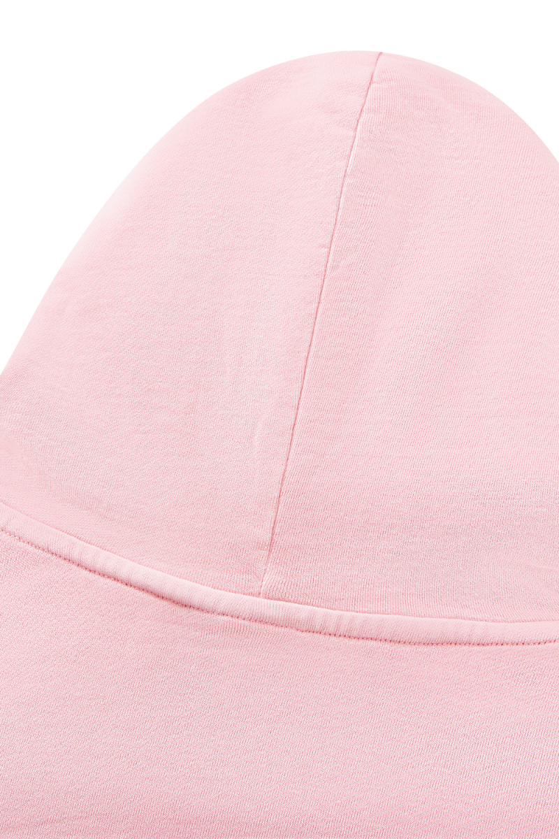 Women's 100% Cotton Fall Washed Hoodie & Curved Sweatpant Set
