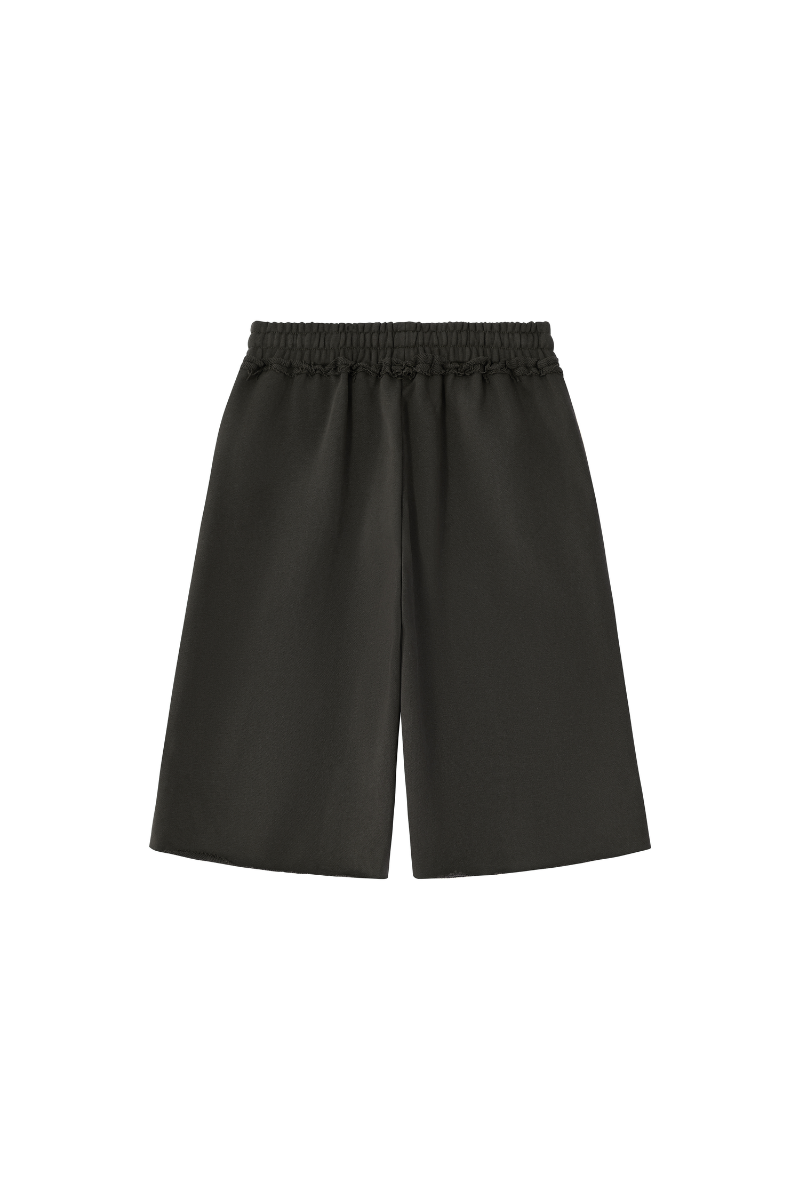 Unisex Fall 100% Cotton Drawstring American Casual Mid-Length Shorts