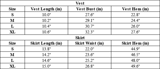 Women's Halter Vest & Tennis Skirt Two-Piece Set