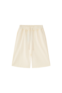 Unisex Fall 100% Cotton Drawstring American Casual Mid-Length Shorts