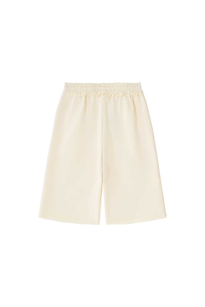 Unisex Fall 100% Cotton Drawstring American Casual Mid-Length Shorts