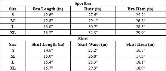 Women's Two-Piece Set: One-Shoulder Sports Bra & Tennis Skirt