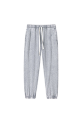 Unisex Fall Vintage Washed Elastic Waist Drawstring Joggers