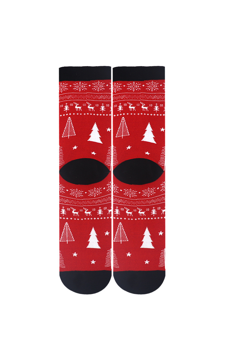 Unisex Christmas Fun Jacquard Crew Socks
