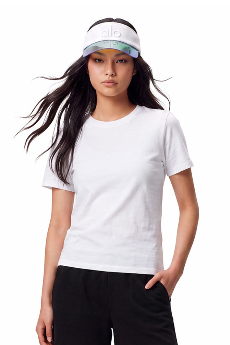Women's Summer Athletic Quick Dry Lightweight Solid T-shirt