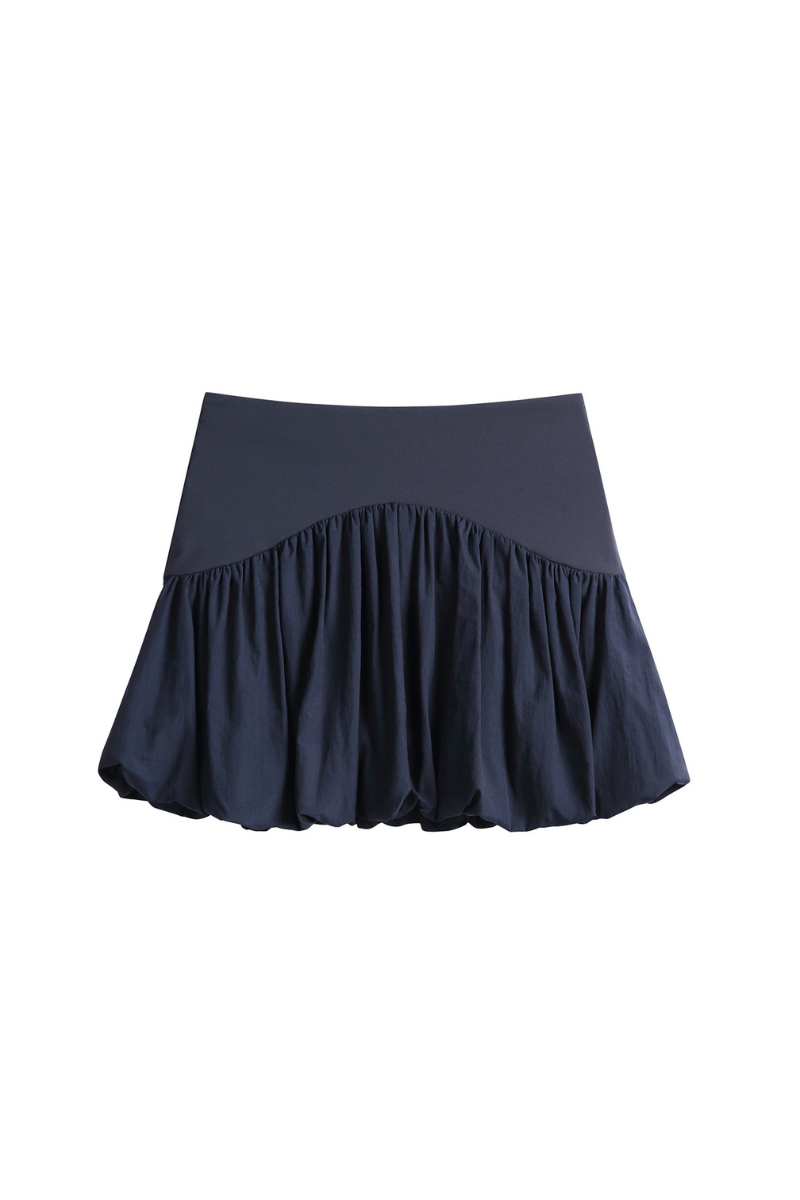 Women's Quick-dry Color Block Pleated A-line Tennis Skirt