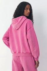 Women's Fall Fleece Heavyweight Washed Drop Shoulder Hoodie