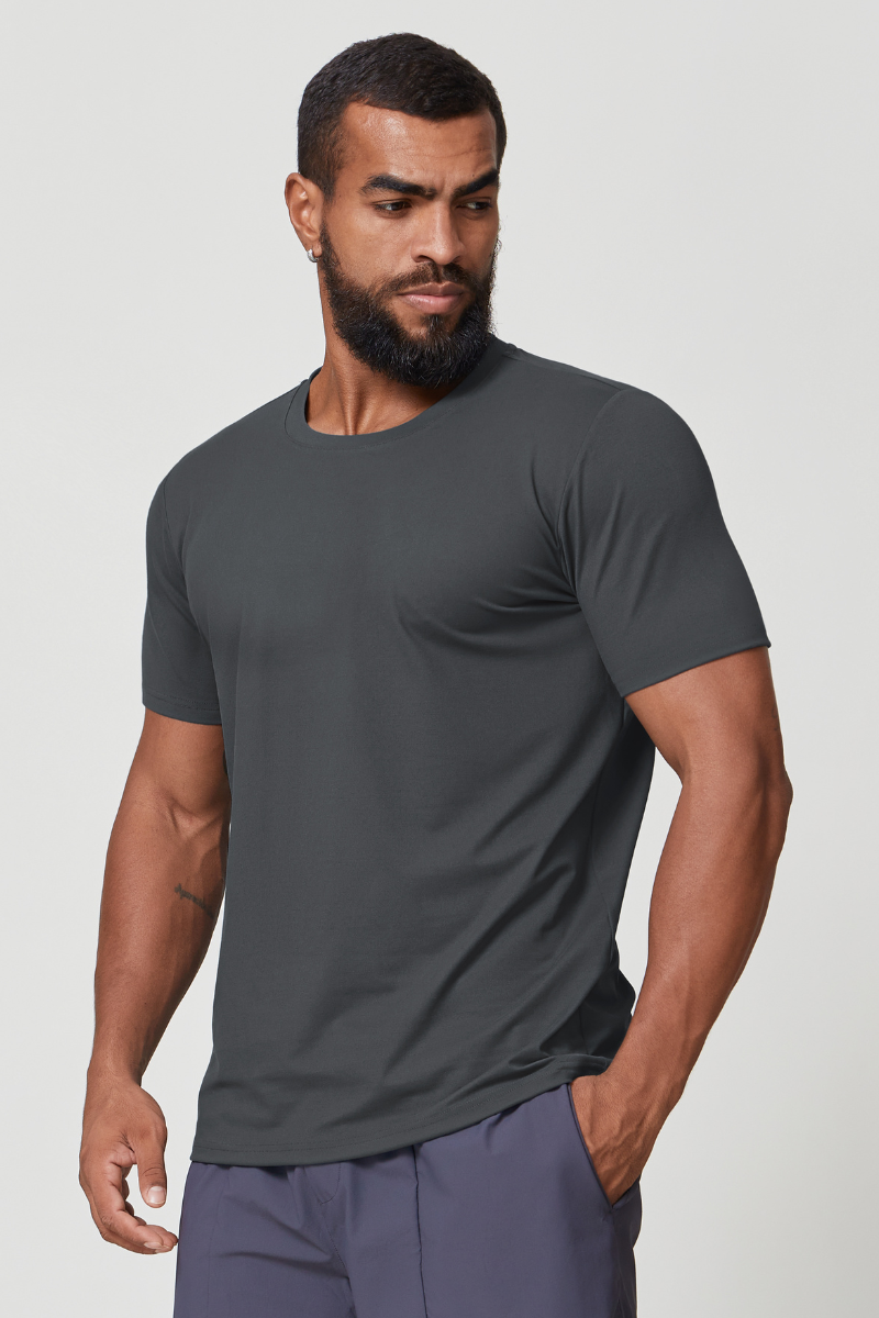 Men's Crew Neck Quick-Dry Athleisure T-shirt
