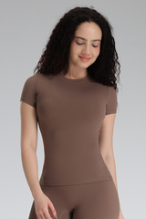 Women's Summer Solid Slim-Fit Breathable Sports T-shirts
