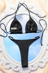 Women's Sexy Halterneck Triangle Cup Tie Bikini